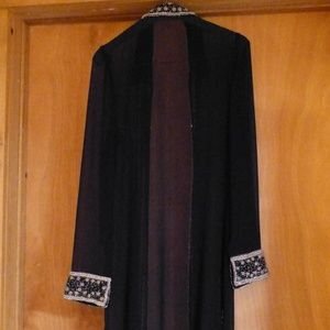 Beaded Evening Long Jacket